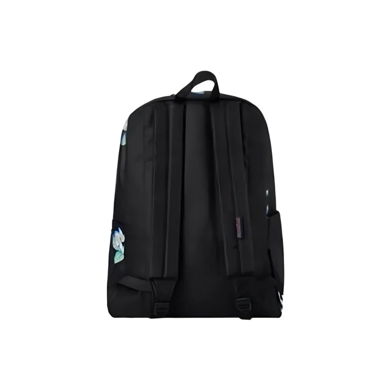 JanSport Polyester Backpack Medium Size Women's Coral Flower-2
