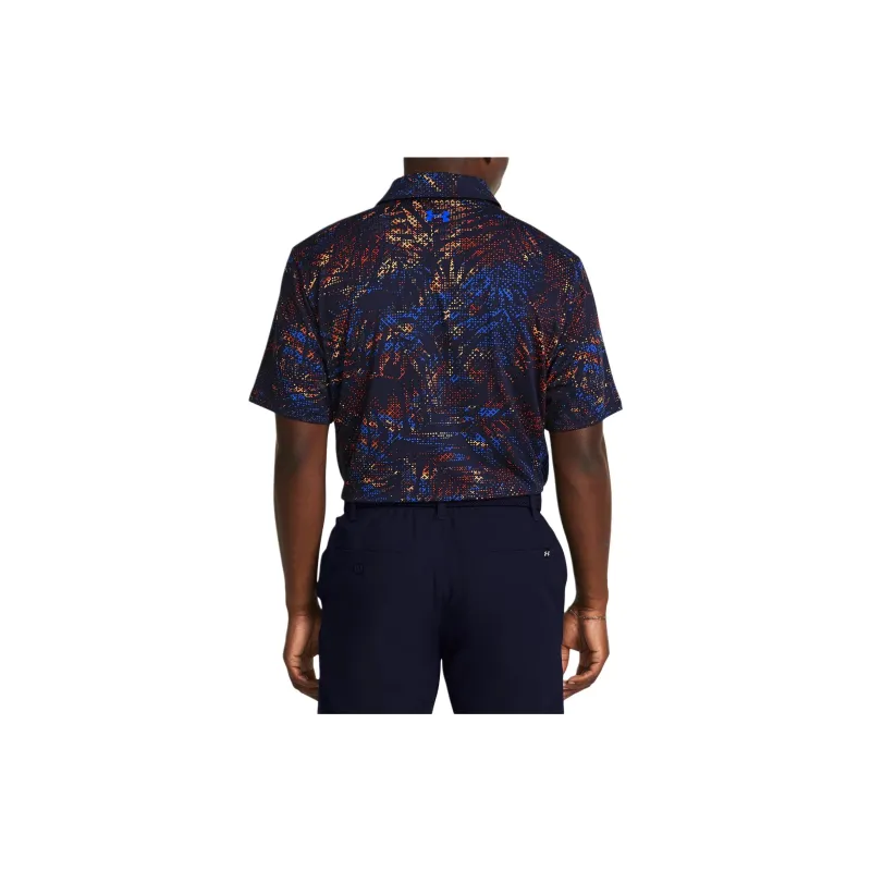 Under Armour Playoff 3.0 Men's UA Printed Polo Shirt Men's Blue-3
