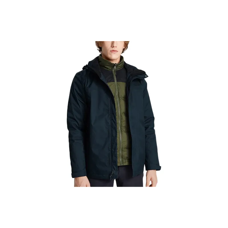 THE NORTH FACE Waterproof, Abrasion Resistant, Thermal Windbreaker Jacket Men's Dark Blue/Green-2
