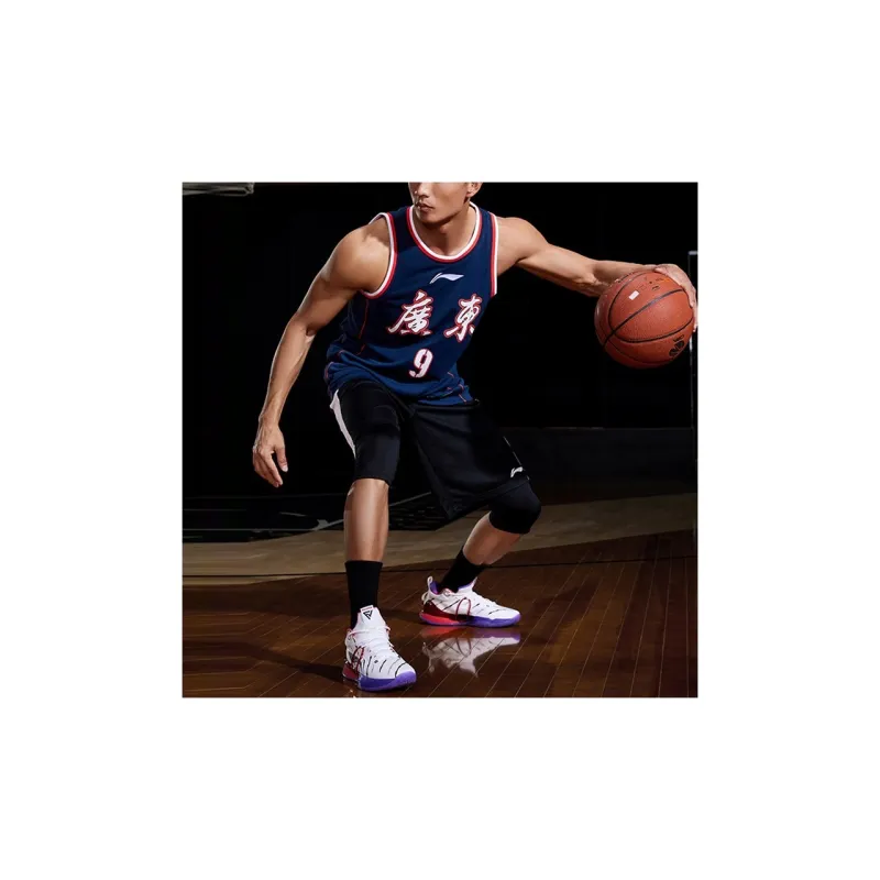 LiNing CBA Collection Basketball Collection Basketball Jerseys Men's Dark Blue-2