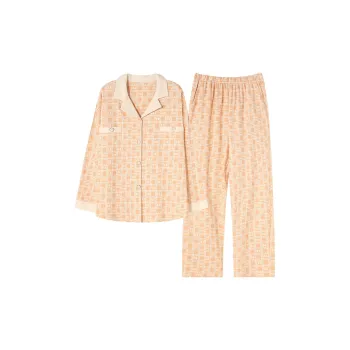 Mulong Family Pajama Set Women's Ginger Yellow