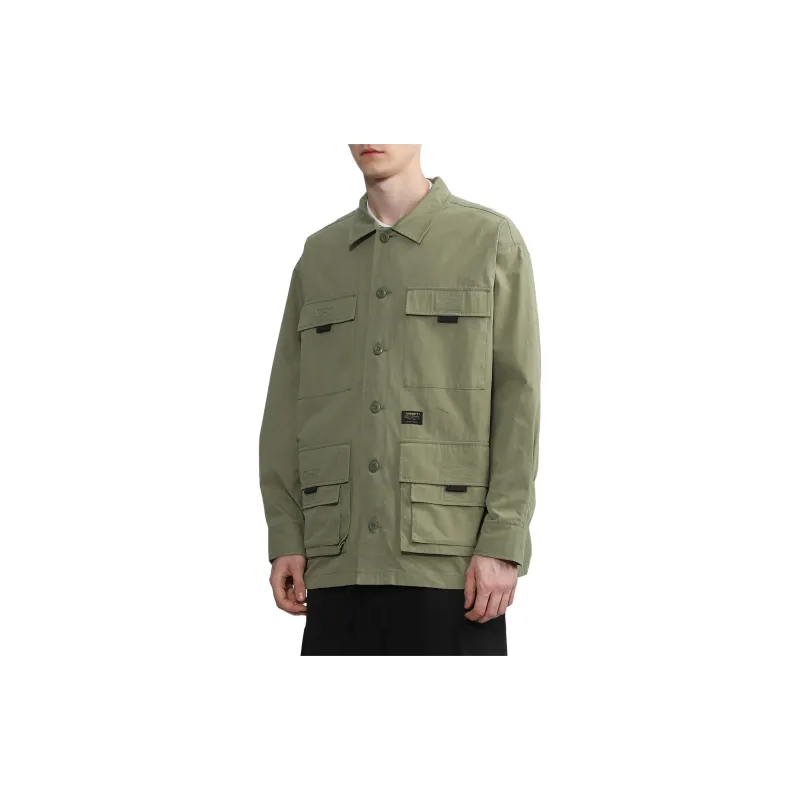 Carhartt WIP Logo patch Buttoned Jacket-12
