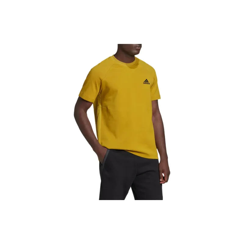Adidas T Shirts Men Yellow-3