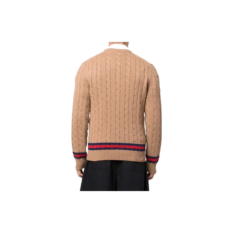 GUCCI Long sleeve Cable knit Jumper-2