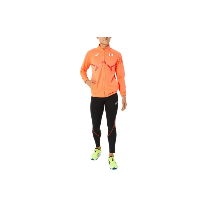 Asics National Team Authentic ACTIBREEZE Jackets Coats Men's Orange-2