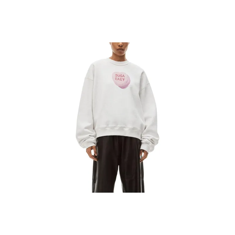 Alexander Wang Sweatshirts Unisex Gray-3