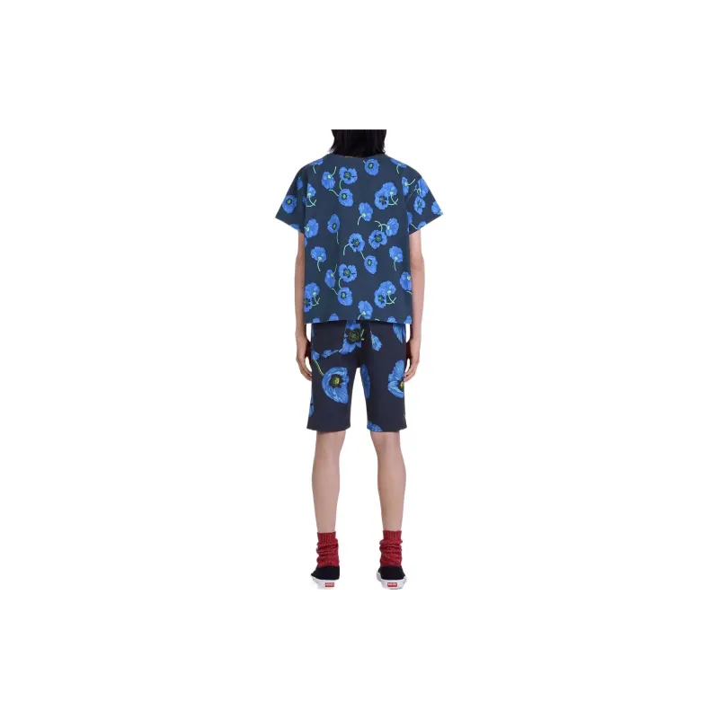 KENZO Floral print Cotton T shirt-2