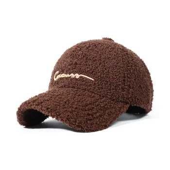 CACUSS Junior Teddy Fleece Japanese Style Warm Baseball Caps Women's