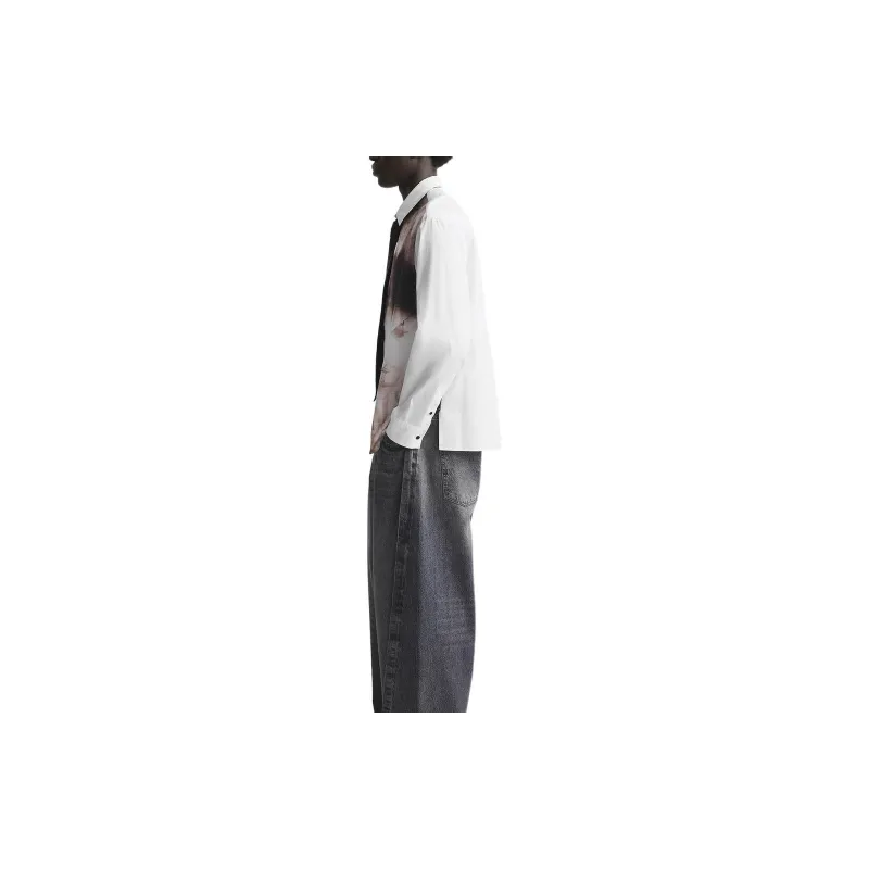 ZARA Shirts Men White-5