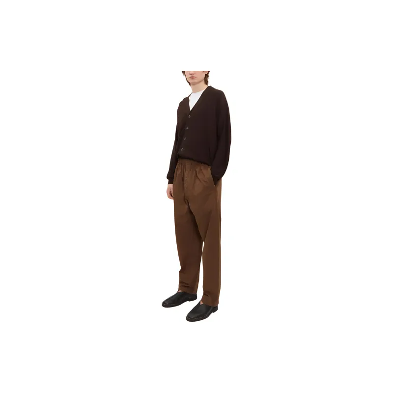 LA GARCONNE SS24 Casual Pants Men's Deep Tobacco-2
