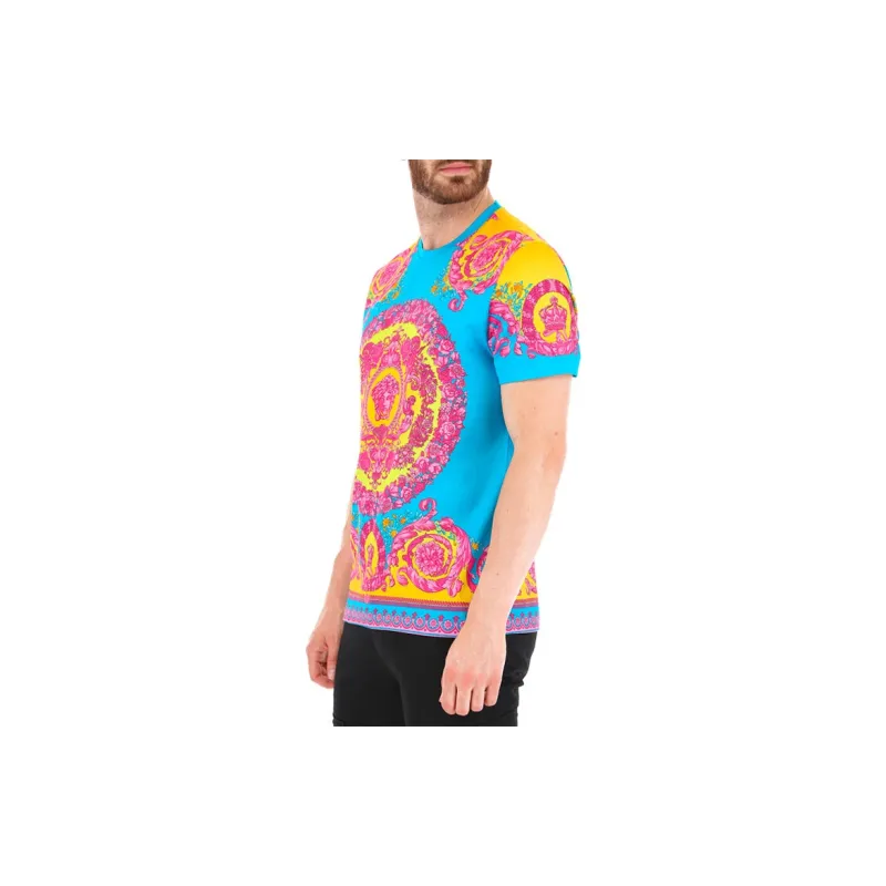 VERSACE T-Shirts Men Multicolor-4