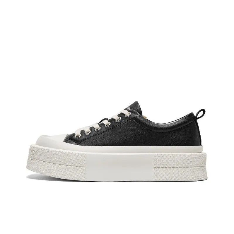 CHERYKALLY Lightweight Breathable Height Increasing Low Top Skateboard Shoes Women's-6