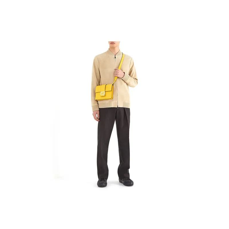 FENDI FW21 Jackets Coats Men's Beige-2