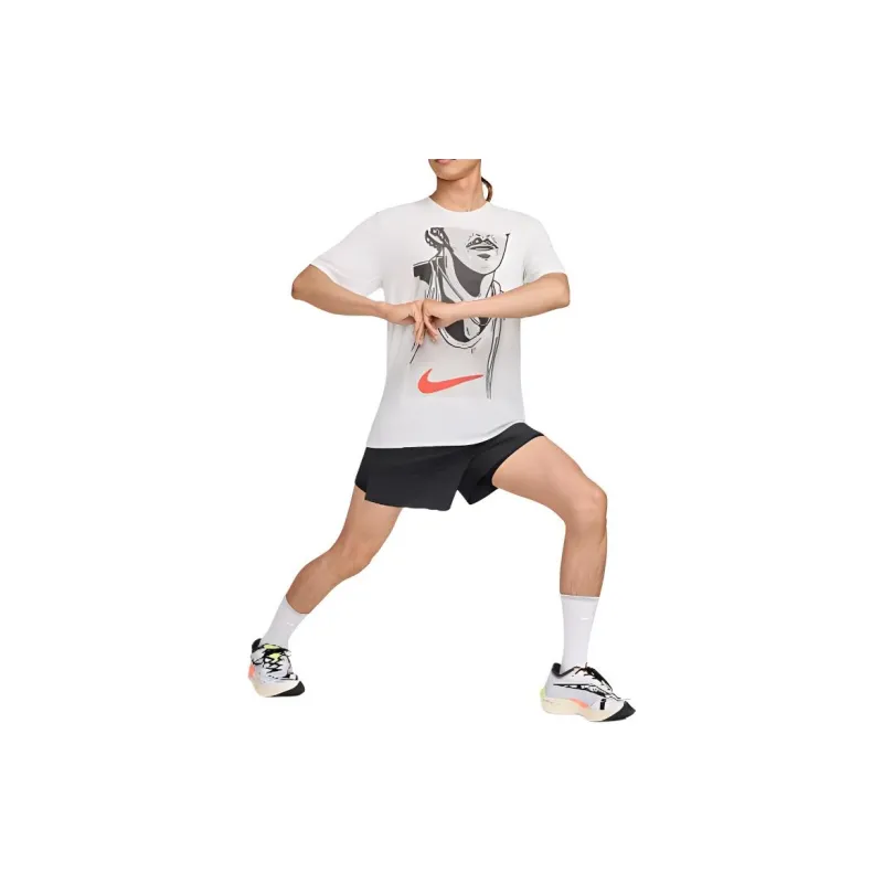 Nike Dri Fit Rise 365 T Shirt Men's Summit White-2