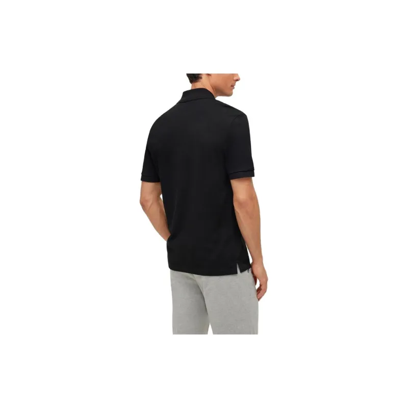 HUGO BOSS Pallas Embroidered Straight Hem Polo Shirt-2