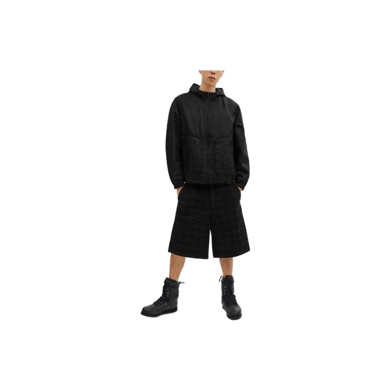 COACH SS24 Leather Jacket Men's Black-1