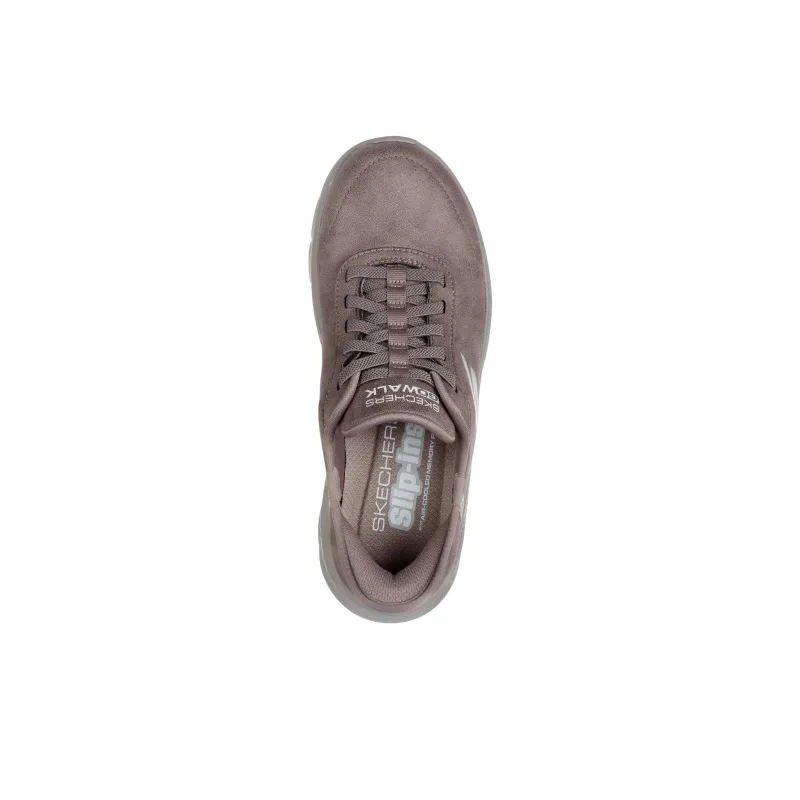 Skechers Go Walk Fle Slip Resistant, Abrasion Resistant, Lightweight Low Top Casual Shoes Women's Brown-3