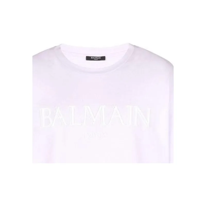 BALMAIN SS23 T Shirt Unisex Lavender Purple-4