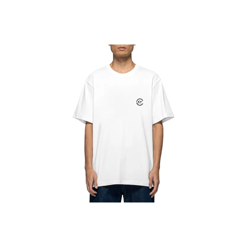 Fragment Design X CLOT X Fragment Design Co branded SS23 T Shirts Unisex White-2