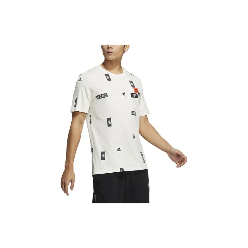 Adidas T Shirts Men White-3