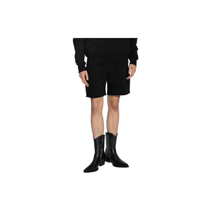 AMIRI Logo Patch Drawstring Shorts-3