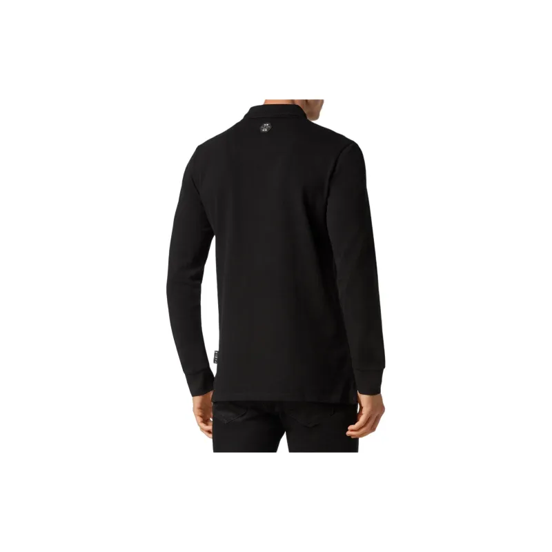PHILIPP PLEIN Skull print Cotton Polo Shirt-2