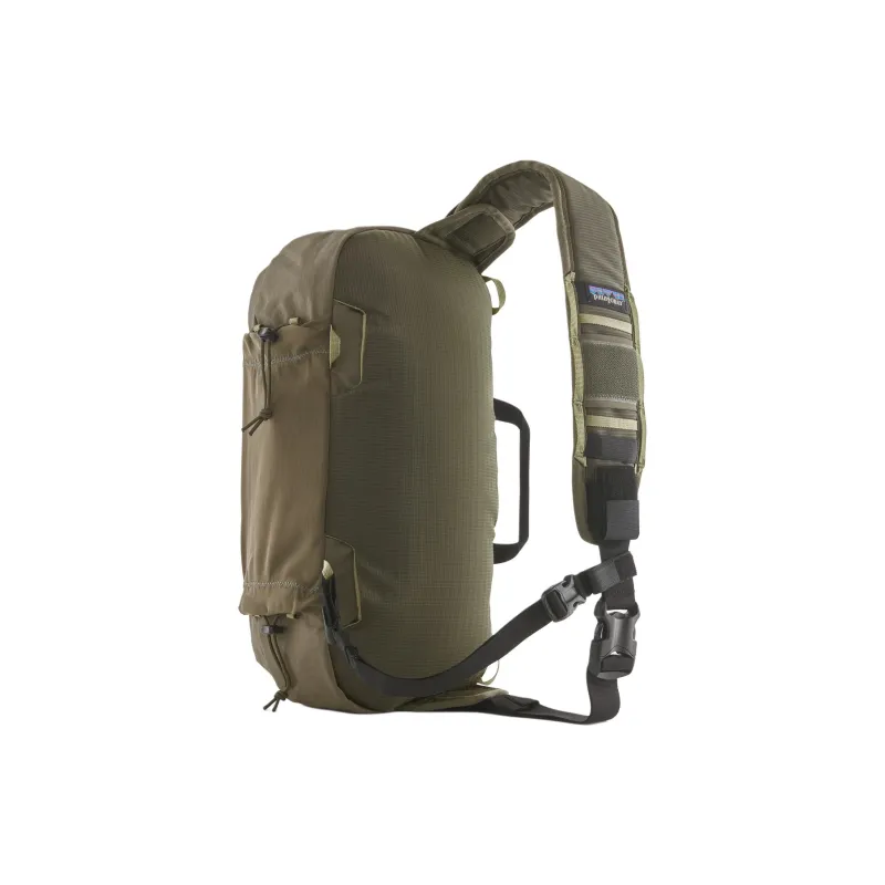 Patagonia Recycled Nylon Shoulder Bag, Crossbody Bag Unisex Potted Green-1