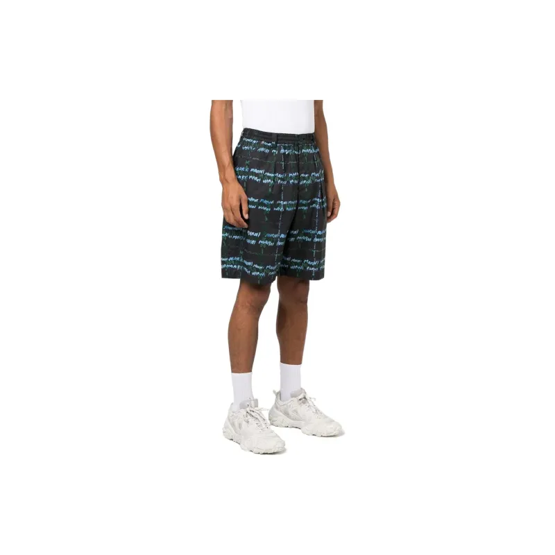 MARNI Crossroads Print Poplin Bermuda Pants-3
