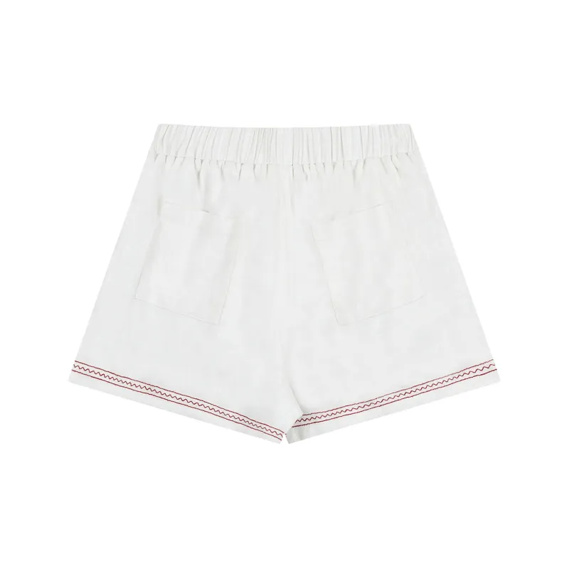 FAIRFAFO Casual Shorts Women's Ecru-1