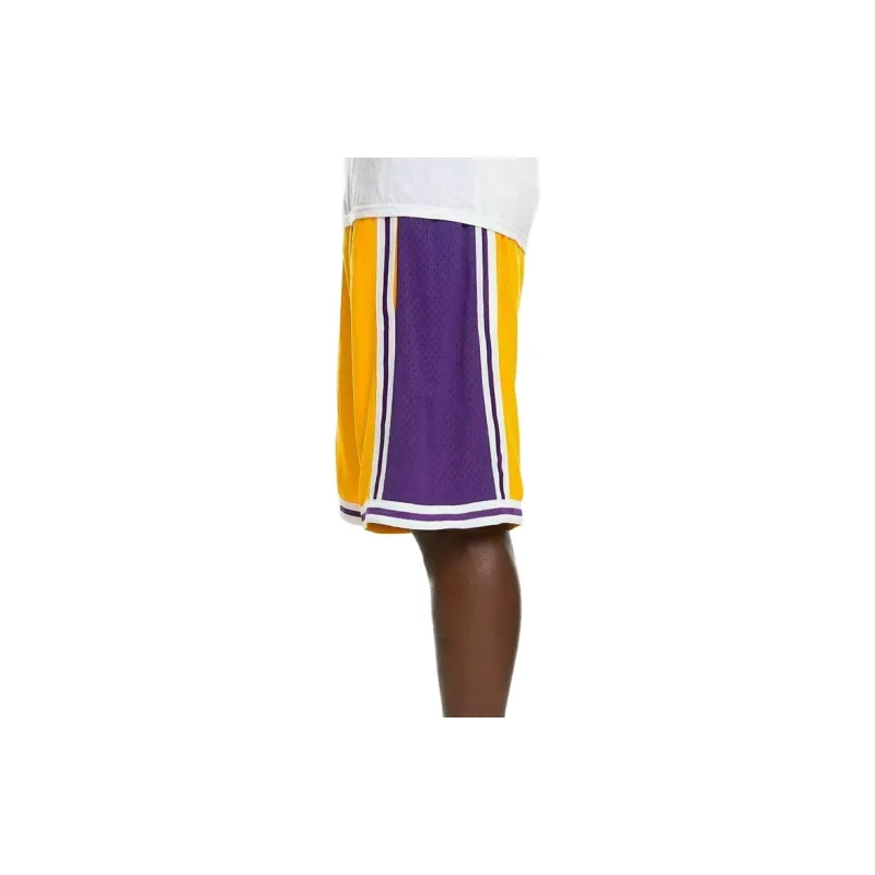 Mitchell & Ness Basketball Shorts Men's Yellow-4