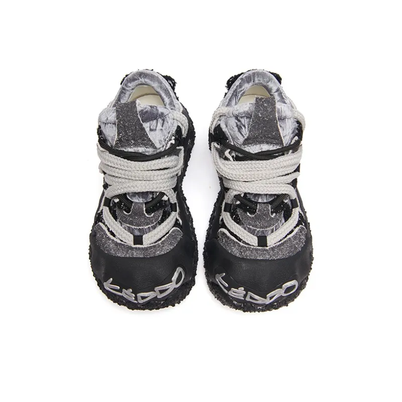 KEDDO Paint Is Not Dry Low Top Chunky Sneakers Women's-3
