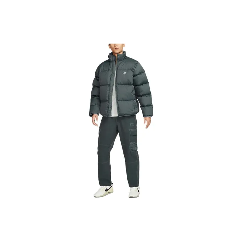 Nike ClubTherma FIT Down Jacket Men's Iron Gray/White-2