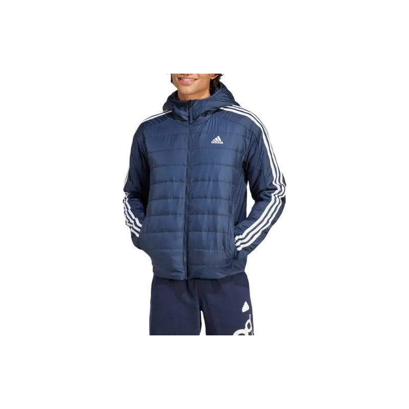 Adidas Free Shipping With AdiClub Essentials 3-Stripes Insulated Hooded Hybrid Jacket-1