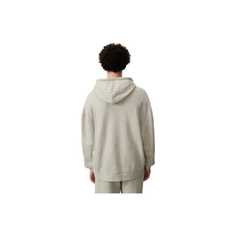 AMERICAN VINTAGE A.M FW24 HOODIE KODYTOWN Sweatshirt Men's POLAR MELANGE/Arctic Mélange-3
