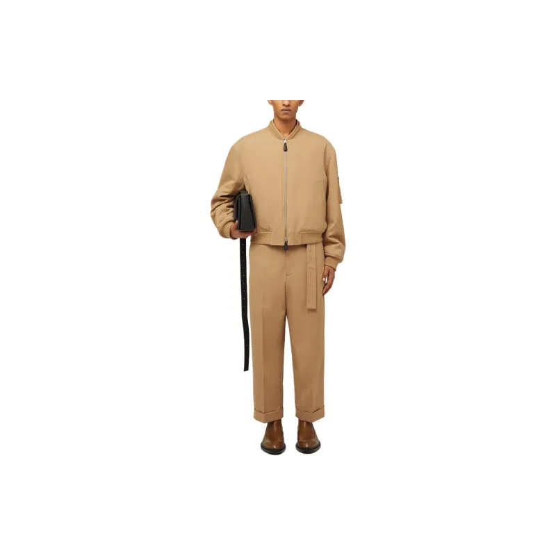 JIL SANDER Padded Bomber Jacket-1
