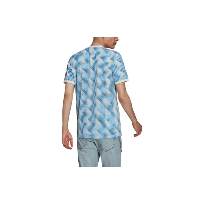Adidas MANCHESTER UNITED THEATRE OF DREAMS Soccer Jersey Men's Blue-4