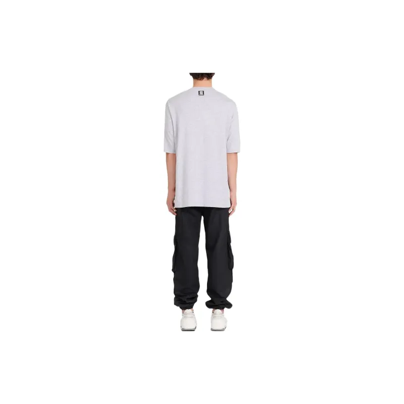 BALMAIN T-Shirts Men Gray-3