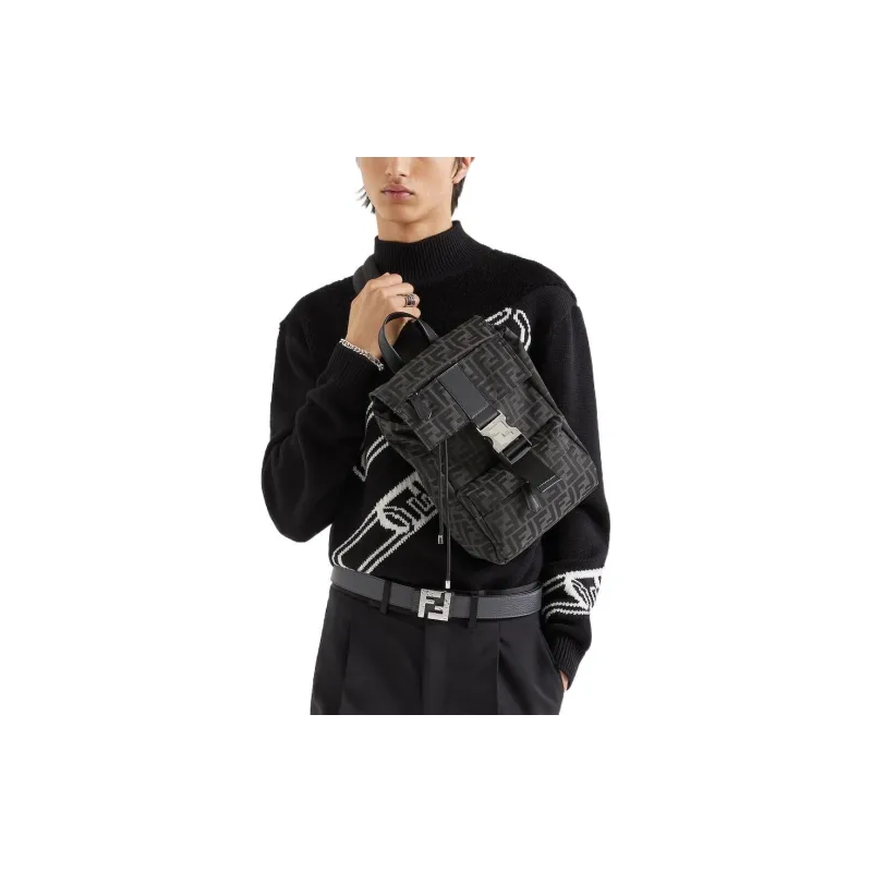 FENDI Sweaters Men Black-2