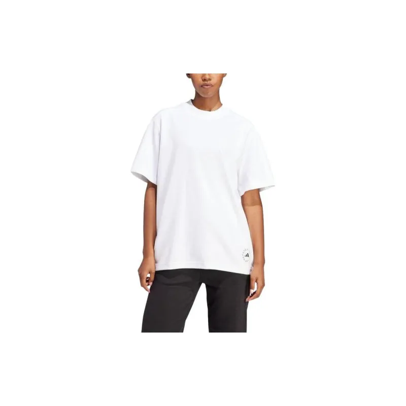 Adidas Logo Printed Crewneck T Shirt-2