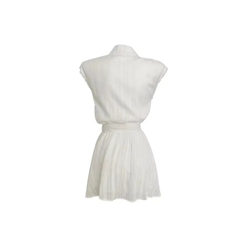 Incolore Short Sleeved Dresses Women's White-1