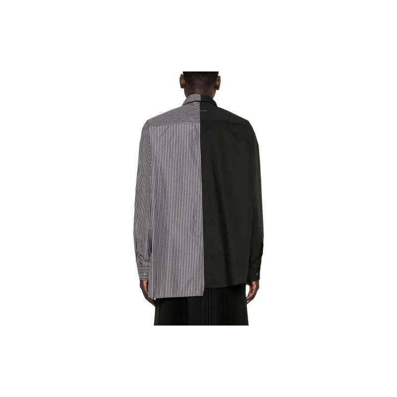 MM6 Maison Margiela Asymmetric Striped Shirt-1
