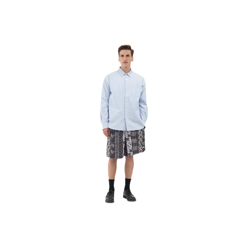 Stussy Big Button Oxford Shirt-2