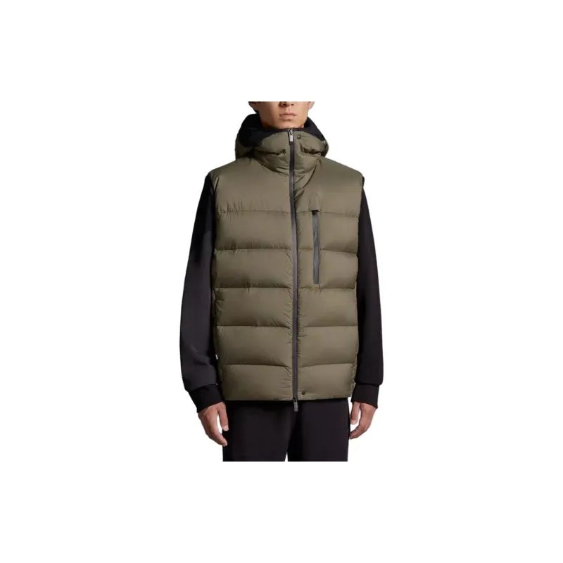 Moncler Vests Men Olive-1