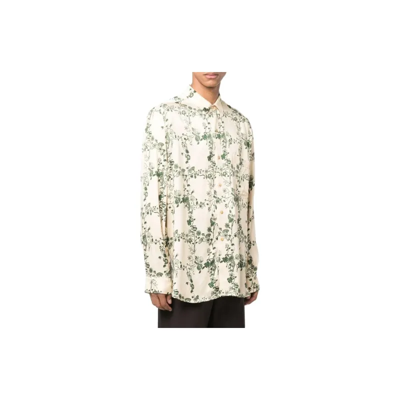 NANUSHKA Floral-print Long-sleeve Shirt-3