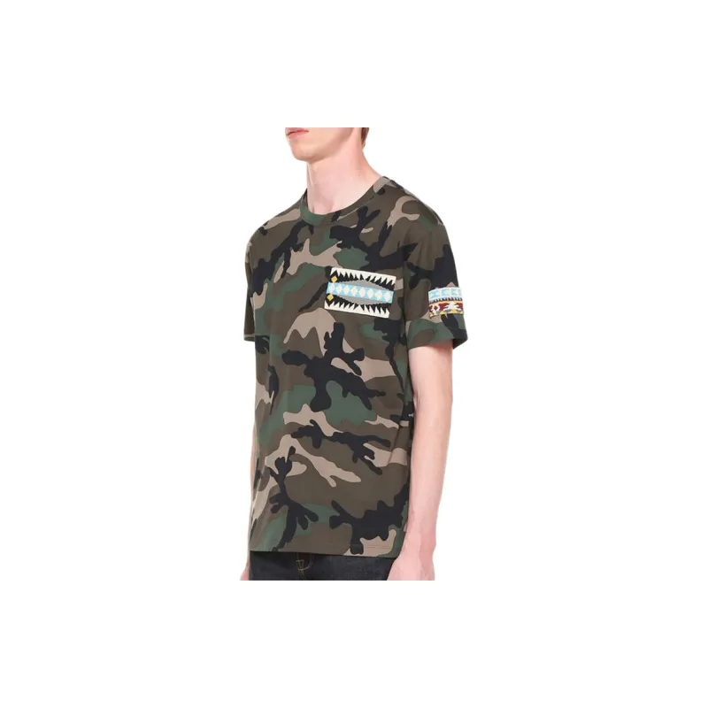 Valentino T Shirt Men's Army Green-2