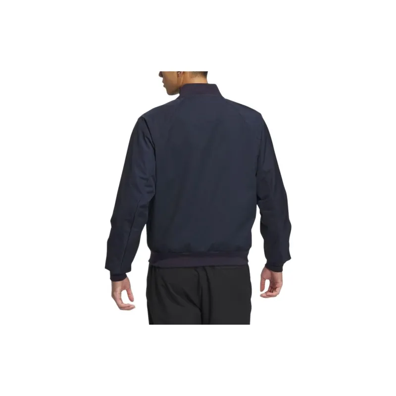 Adidas Conventional Pattern Fabric Mixed Pilot Jacket Jackets Coats Men's Dark Blue-2