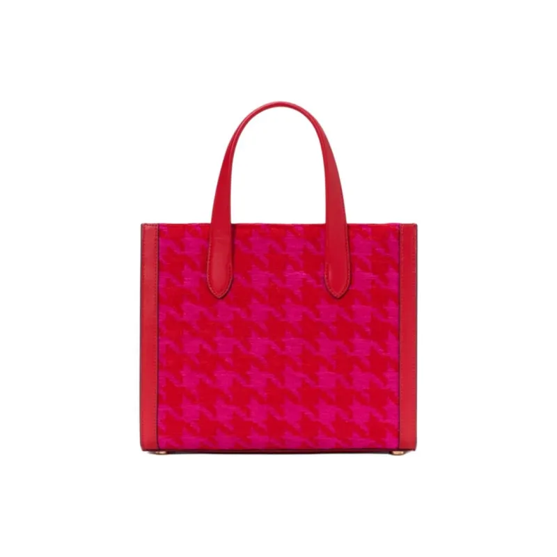 Kate Spade Manhattan Polyester Tote Bag Shopping Bag Crossbody Handbag Small Size Women's Rose Red-2