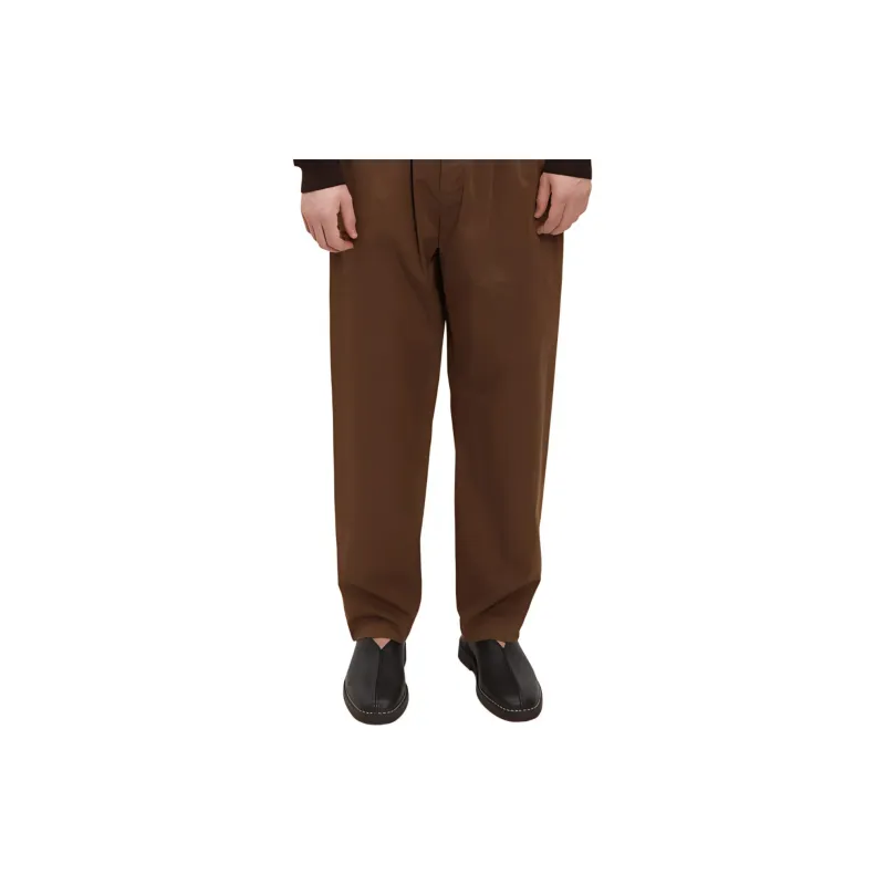 LA GARCONNE SS24 Casual Pants Men's Deep Tobacco-4