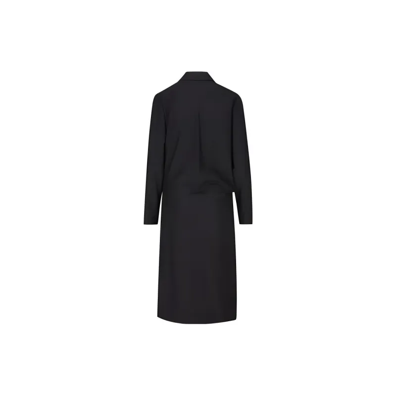 LOEWE Buckle Detailed Gathered Midi Dress-1