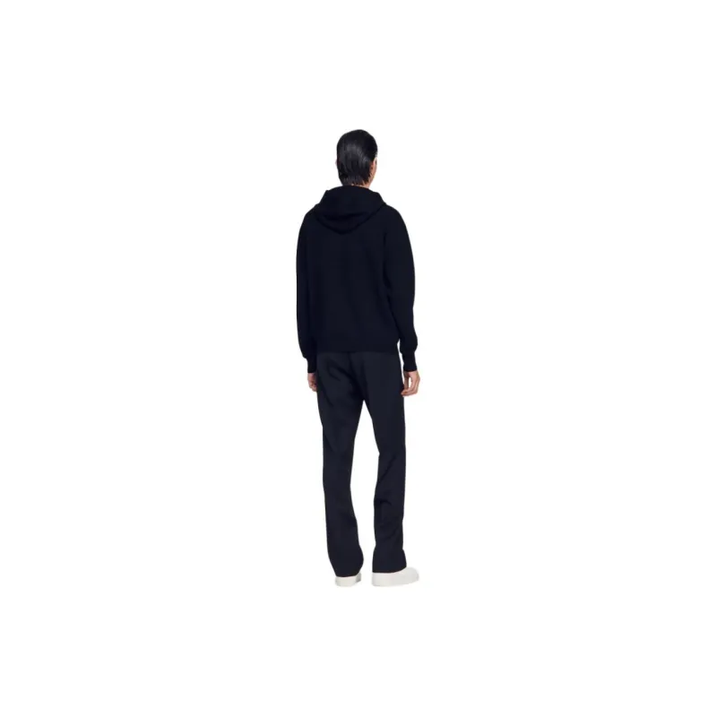 Sandro Hooded Fine knit Jumper-2